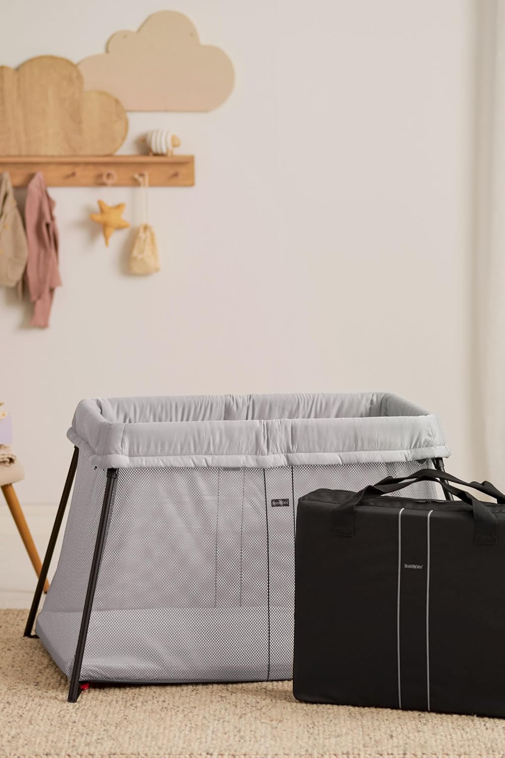 BABYBJÖRN Cuna de Viaje Light, Plata - vista 3