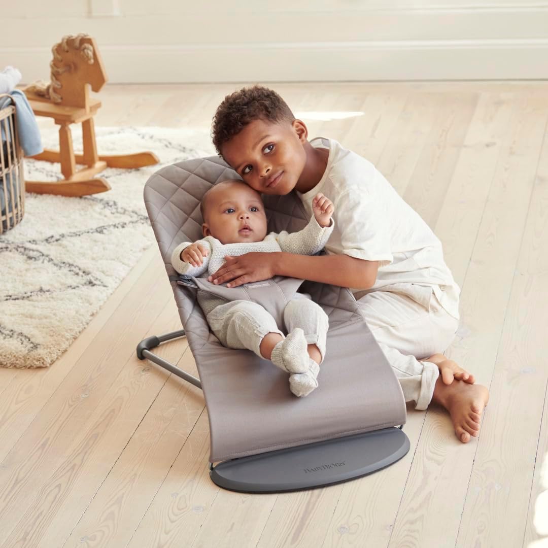 BabyBjörn Hamaca Bliss, Tejido, Acolchado clásico, Arena - detalle del producto