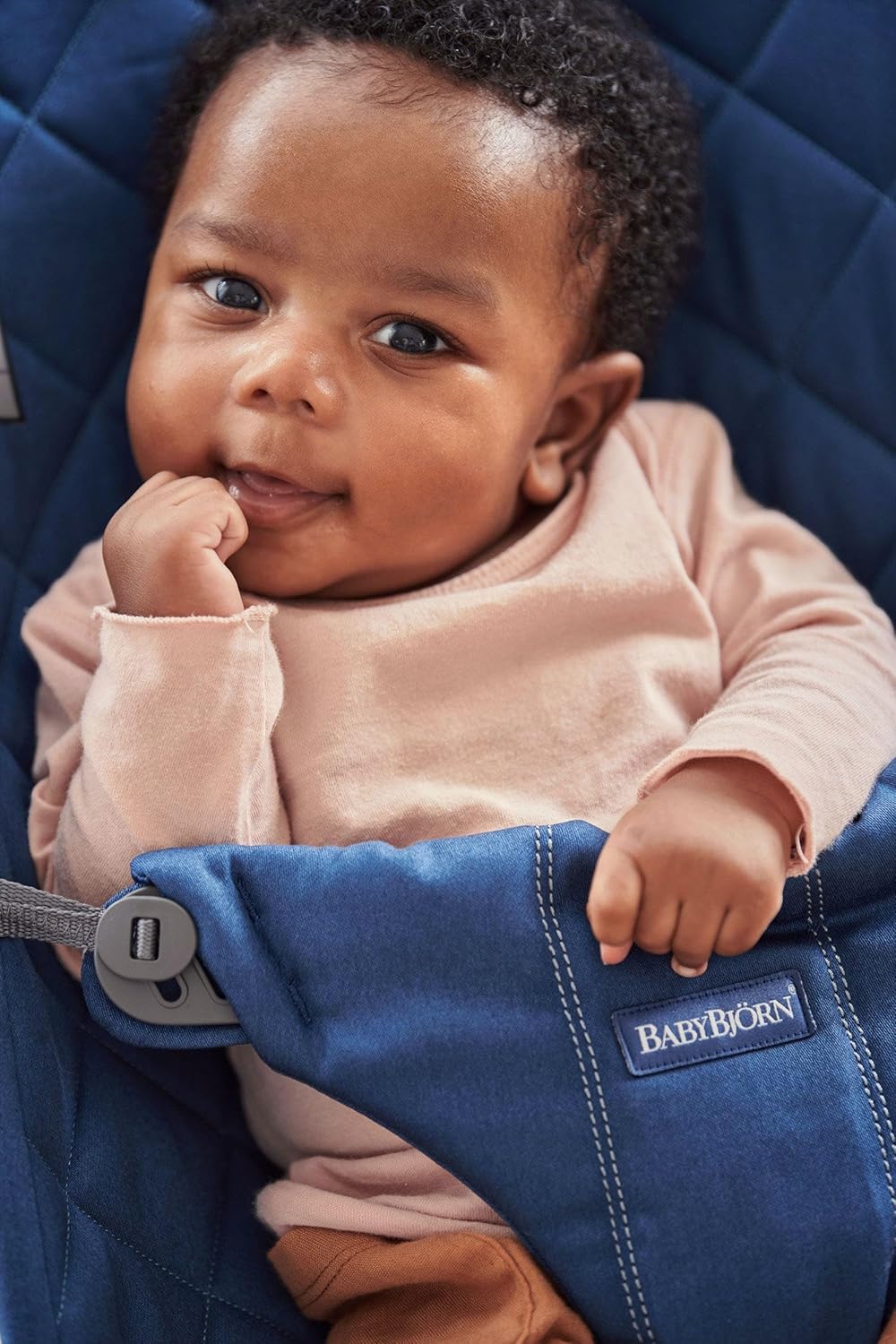 BabyBjörn Hamaca Bliss, Tejido, Acolchado clásico, Azul medianoche - imagen 5