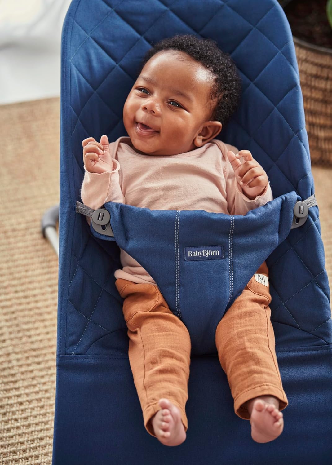 BabyBjörn Hamaca Bliss, Tejido, Acolchado clásico, Azul medianoche - característica 5
