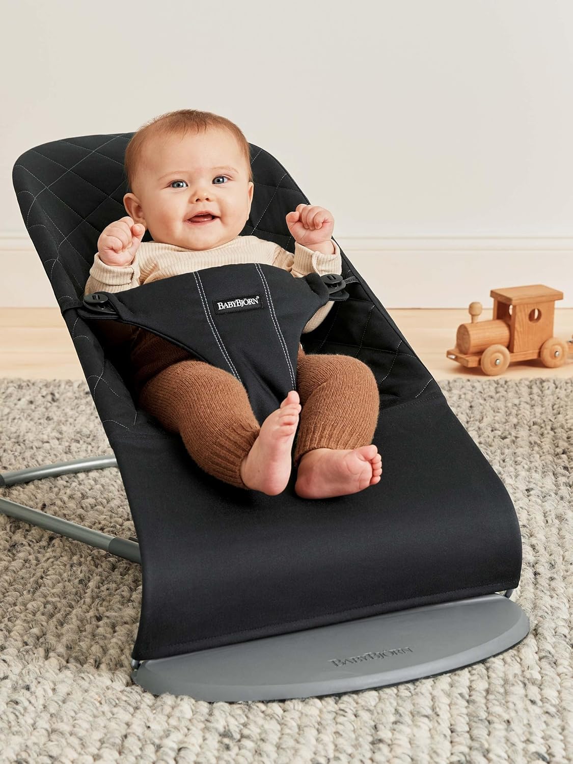 BabyBjörn Hamaca Bliss, Tejido, Acolchado clásico, Negro - característica 4