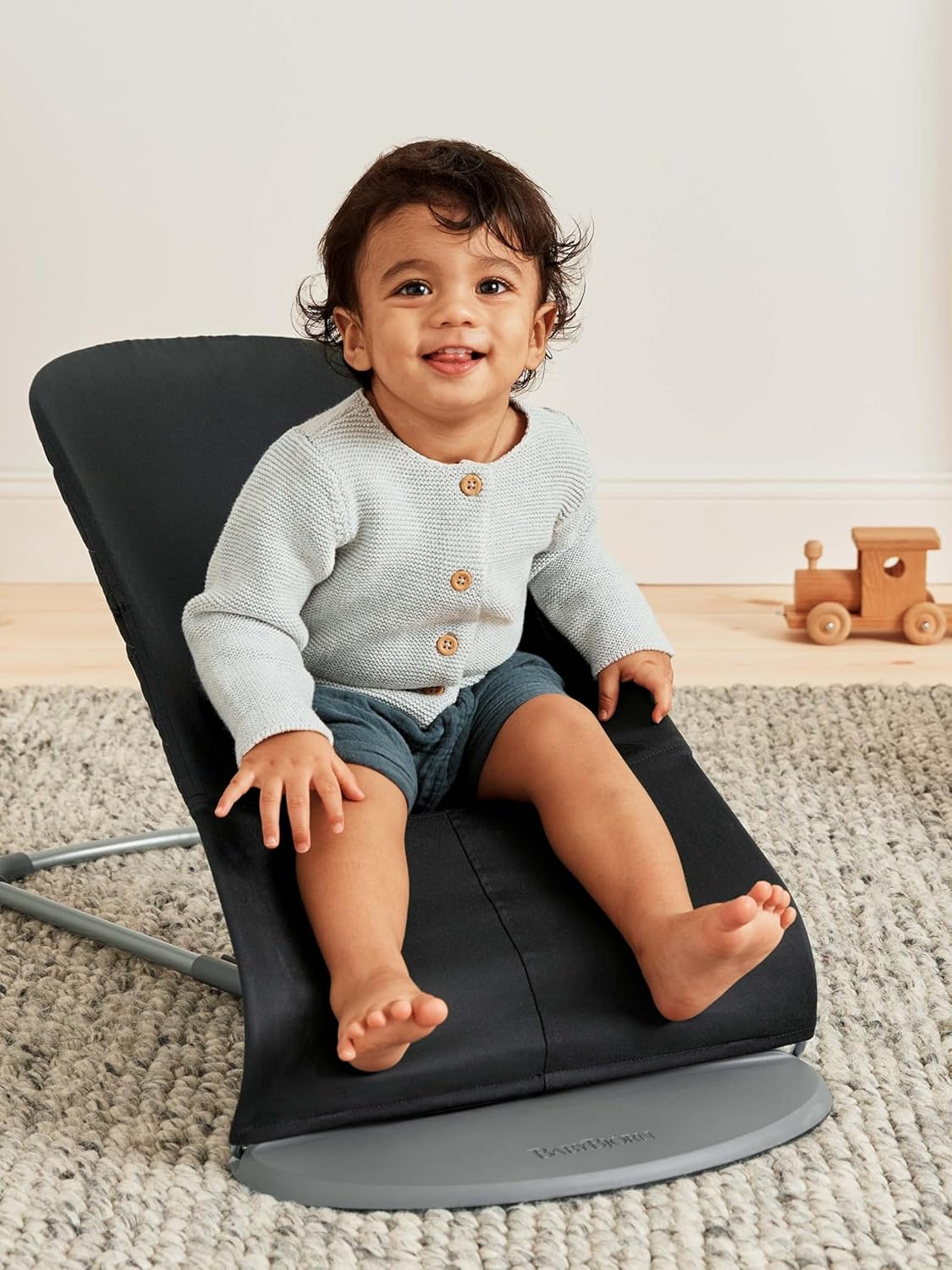 BabyBjörn Hamaca Bliss, Tejido, Acolchado clásico, Negro - vista 7