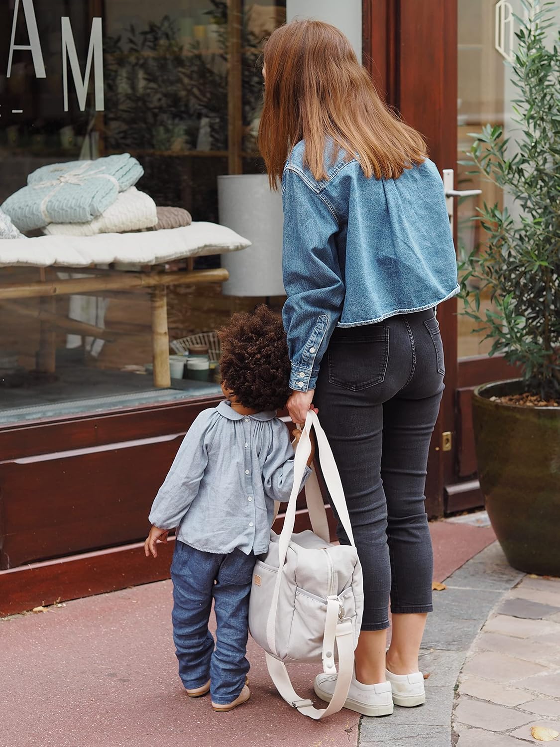 Béaba Bolso Cambiador para Bebé, Práctico, 10 Bolsillos Interiores y Exteriores, Enganche Integrado para Cochecito, Cambiador