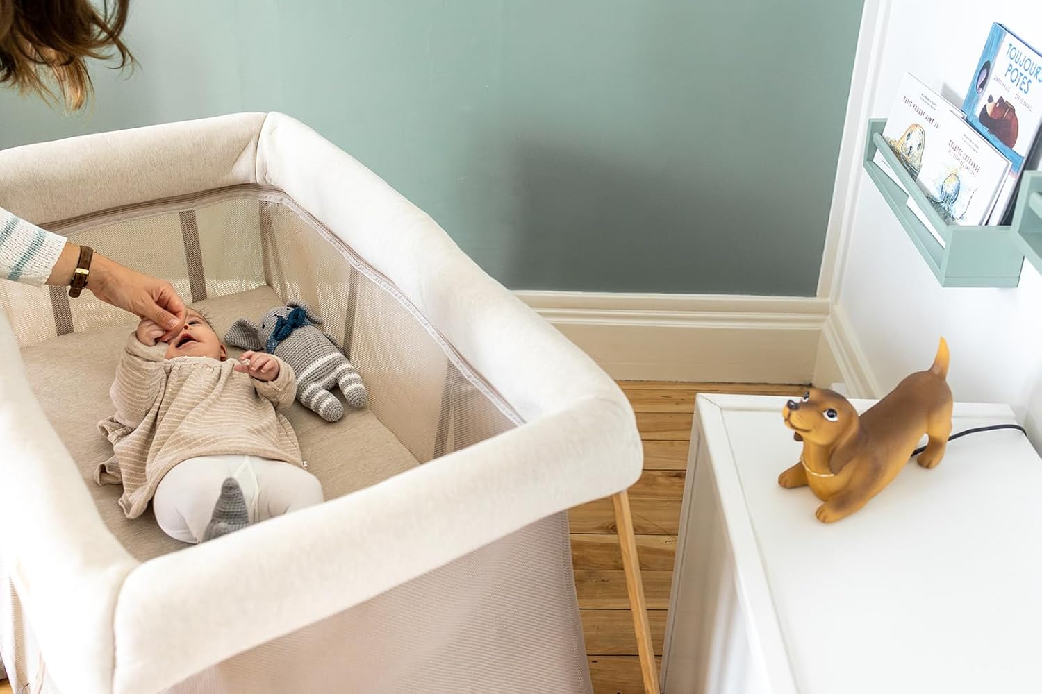 BÉABA, Cuna De Viaje 3 En 1, Moisés Para Bebé, Cama Auxiliar Y Parque, Evolutiva, Ligera, 6,8 Kg, Plegable, Compacta,Bolsa De