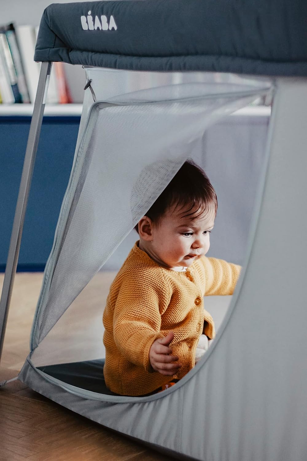 BÉABA, Cuna De Viaje 3 En 1, Moisés Para Bebé, Cama Auxiliar Y Parque, Evolutiva, Ligera, 6,8 Kg, Plegable, Compacta,Bolsa De