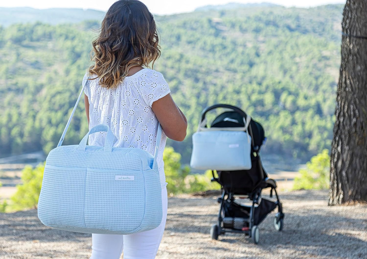 Bolso de maternidad Crossbody para carrito de bebé y para hospital. Bolsa organizadora práctica y elegante de gran capacidad.