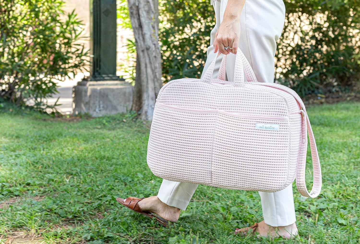 Bolso de maternidad Crossbody para carrito de bebé y para hospital. Bolsa organizadora práctica y elegante de gran capacidad.