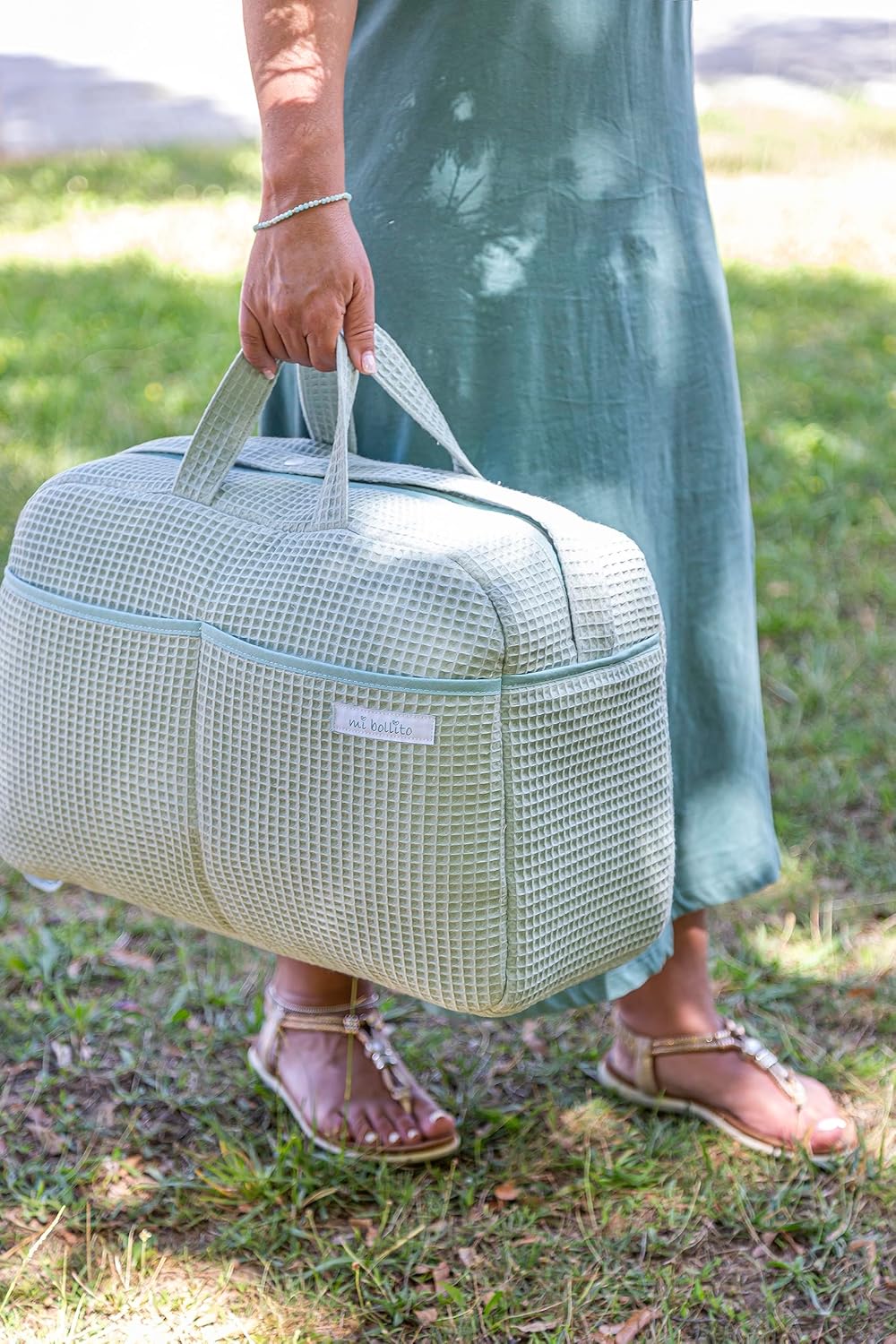 Bolso de maternidad Crossbody para carrito de bebé y para hospital. Bolsa organizadora práctica y elegante de gran capacidad.