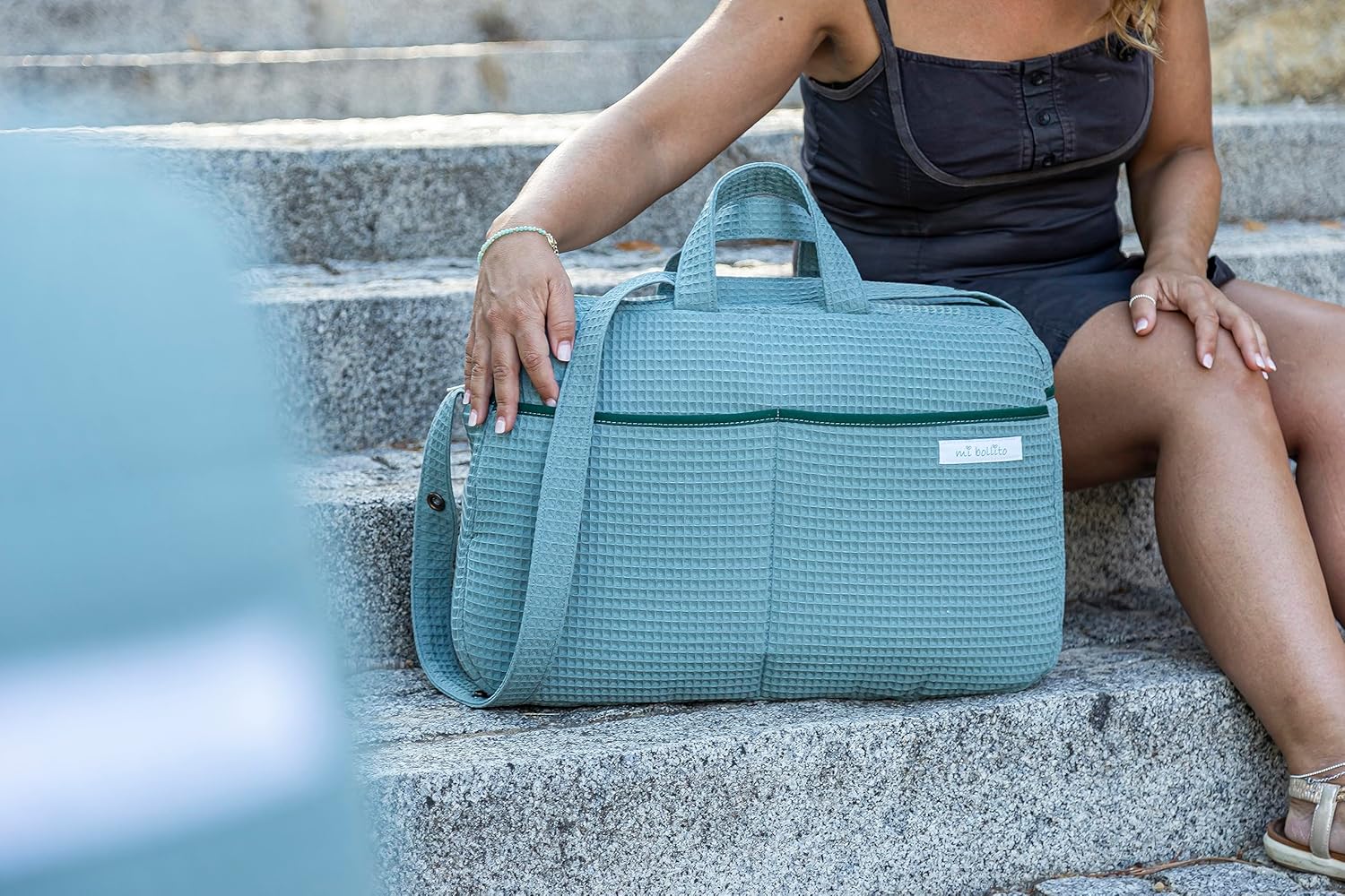 Bolso de maternidad Crossbody para carrito de bebé y para hospital. Bolsa organizadora práctica y elegante de gran capacidad.