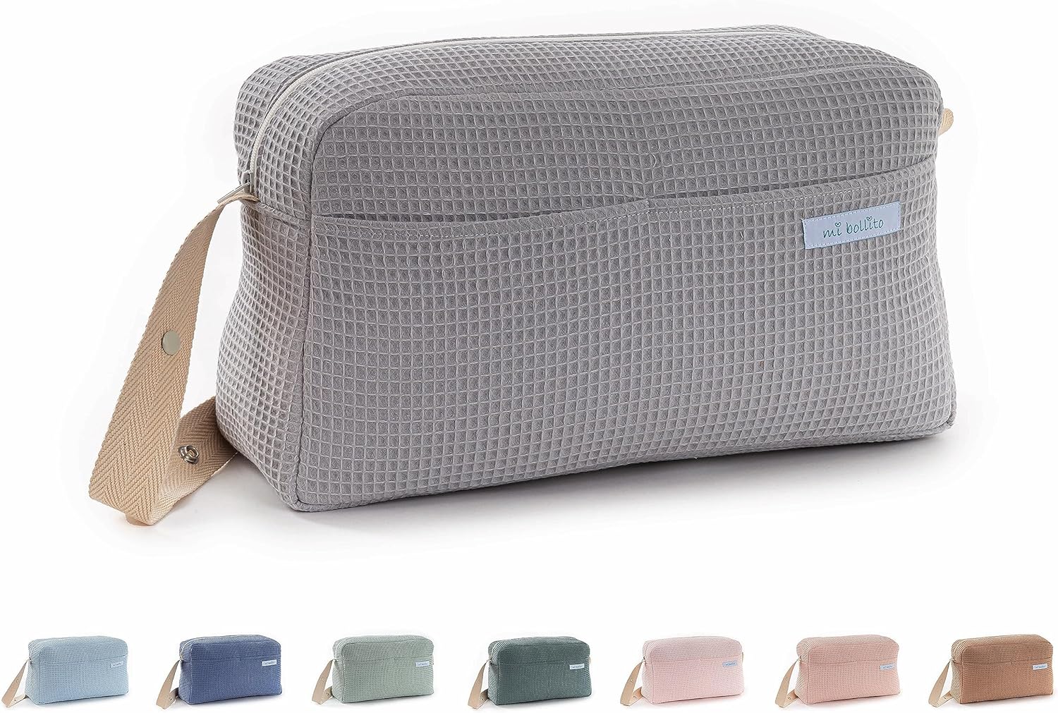 Bolso para Carrito de bebé. Bolsa organizadora práctica, Elegante y Multifuncional de Gran Capacidad. Producto Fabricado en E