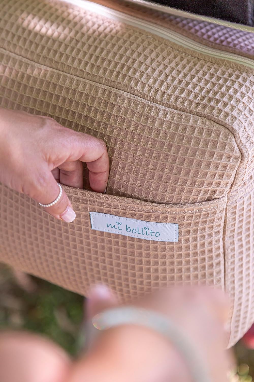 Bolso para carrito de bebé. Bolsa organizadora práctica, elegante y multifuncional de gran capacidad. Producto fabricado en E