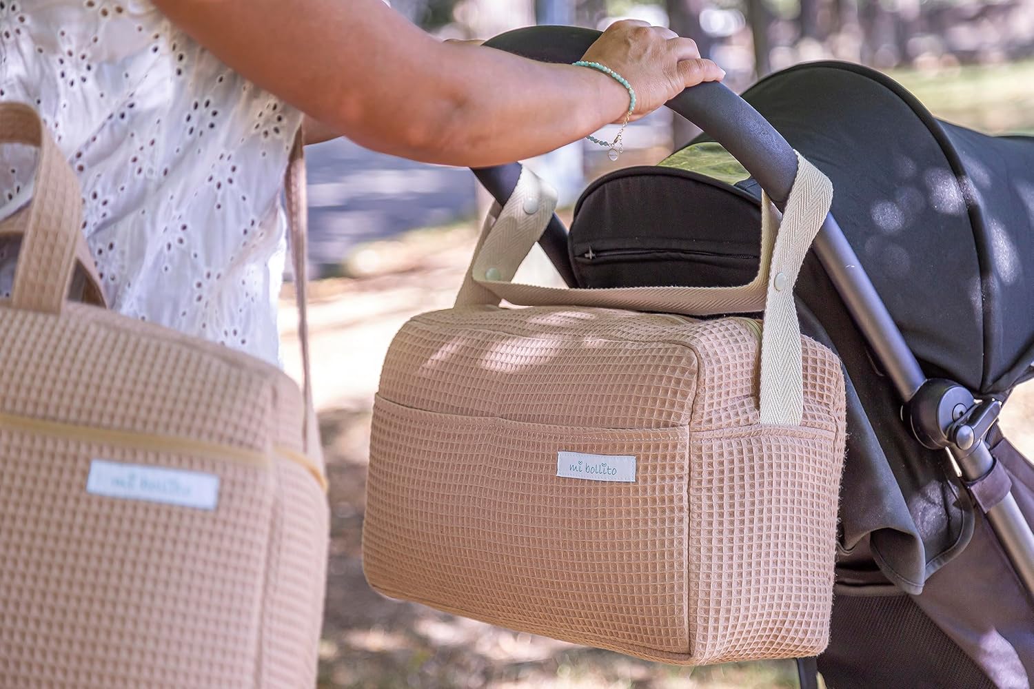 Imagen de producto Bolso para carrito de bebé. Bolsa organizadora práctica, elegante y multifuncional de gran capacidad. Prod