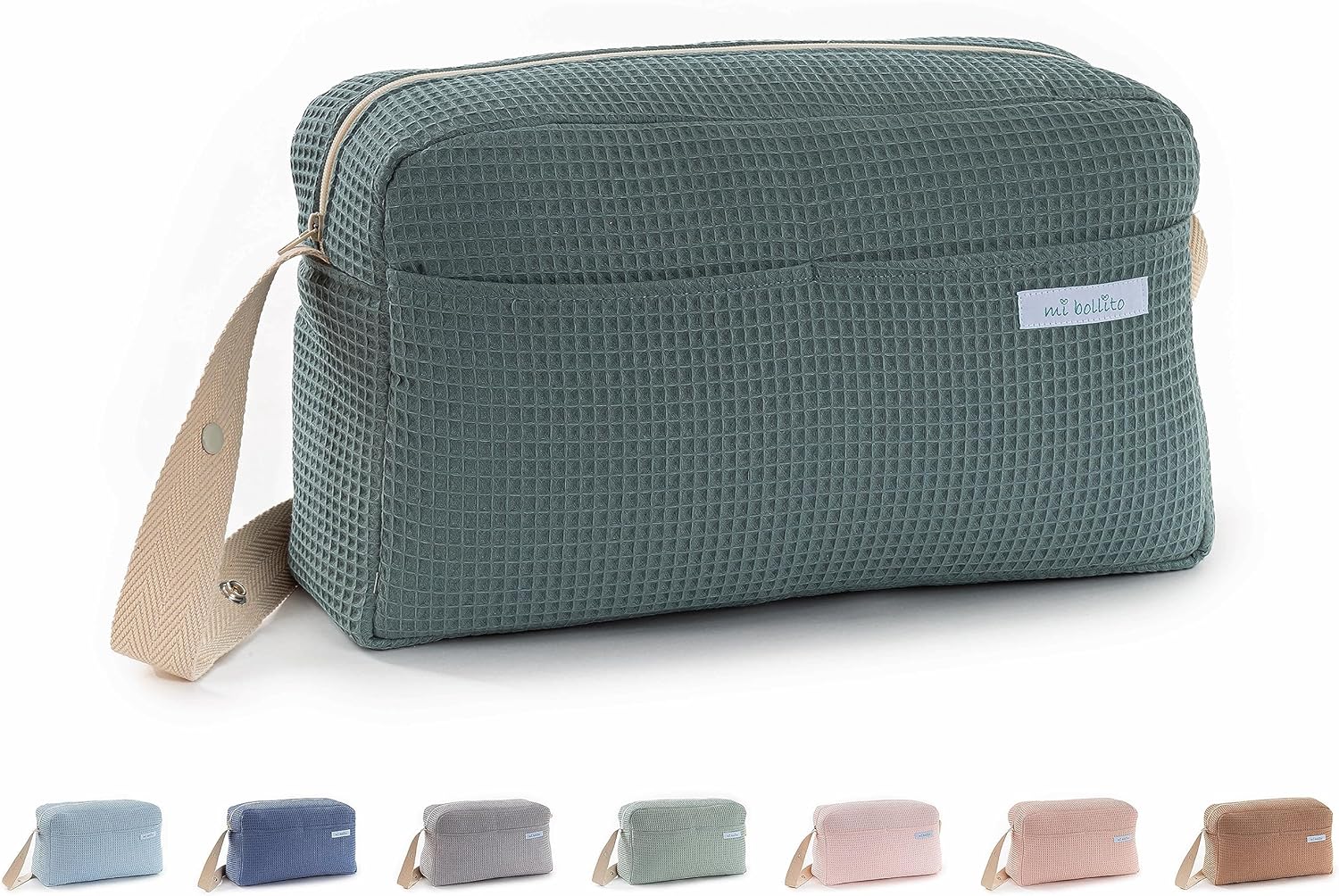 Bolso para carrito de bebé. Bolsa organizadora práctica, elegante y multifuncional de gran capacidad. Producto fabricado en E