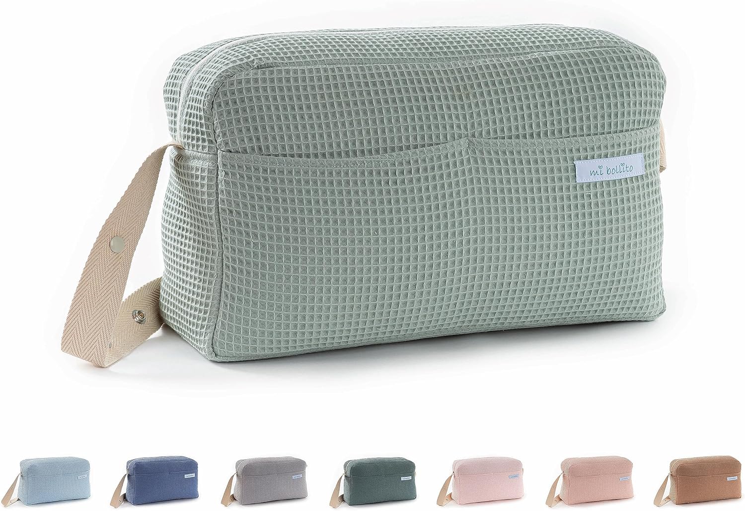 Bolso para carrito de bebé. Bolsa organizadora práctica, elegante y multifuncional de gran capacidad. Producto fabricado en E
