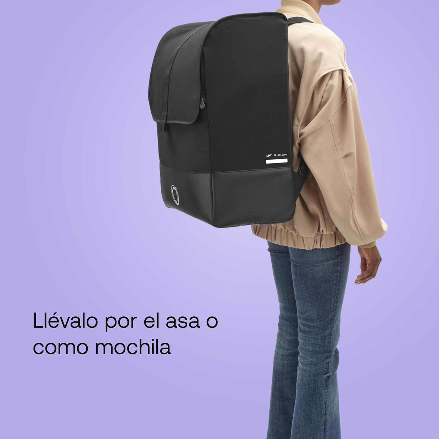 Bugaboo Bolsa de Transporte para Carrito Butterfly, Compatible con IATA para la Cabina del avión, Resistente, fácil de Transp
