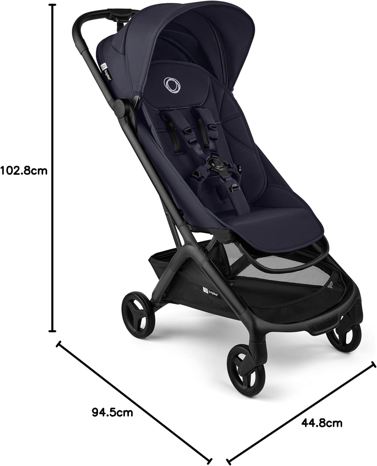 Detalle de Bugaboo Butterfly 2 Silla de paseo de viaje, Tamaño Cabina de avión, Sillita Ligera Portátil y Plegable a una Mano