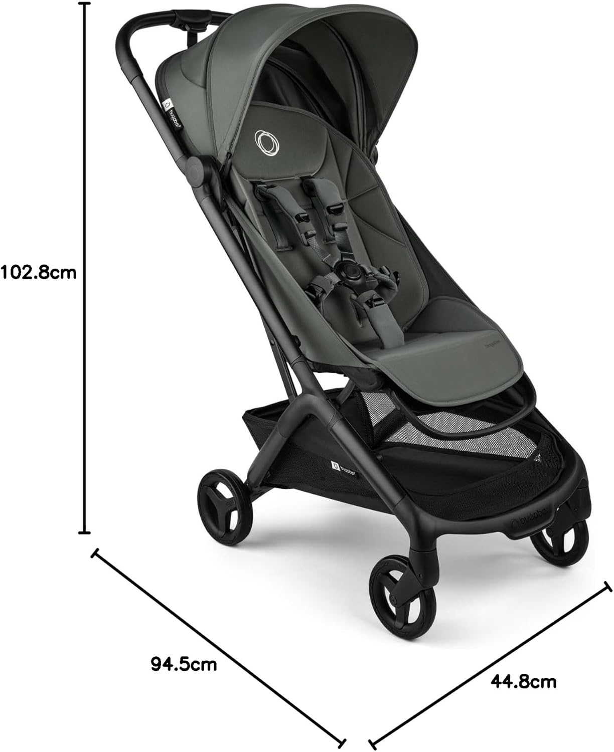 Detalle de Bugaboo Butterfly 2 Silla de paseo de viaje, Tamaño Cabina de avión, Sillita Ligera Portátil y Plegable a una Mano