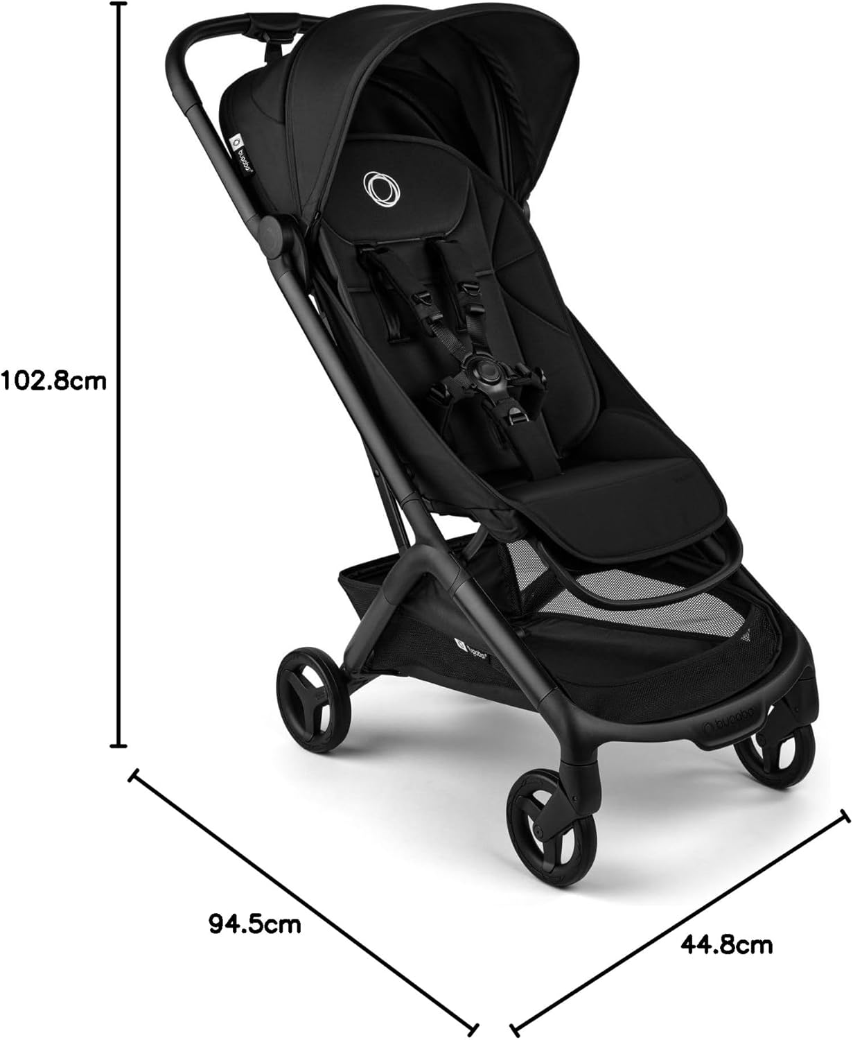 Detalle de Bugaboo Butterfly 2 Silla de paseo de viaje, Tamaño Cabina de avión, Sillita Ligera Portátil y Plegable a una Mano