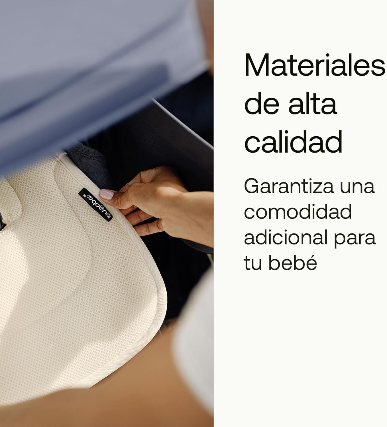 Bugaboo Colchoneta Doble Confort para carritos, Comodidad para todas las estaciones, Ajuste mejorado, Compatible con todos lo