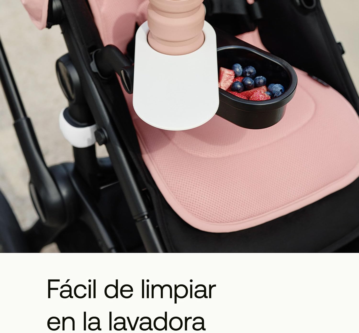 Bugaboo Colchoneta Doble Confort para carritos, Comodidad para todas las estaciones, Ajuste mejorado, Compatible con todos lo