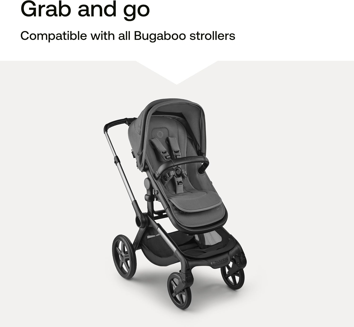 Bugaboo Colchoneta Doble Confort para carritos, Comodidad para todas las estaciones, Ajuste mejorado, Compatible con todos lo