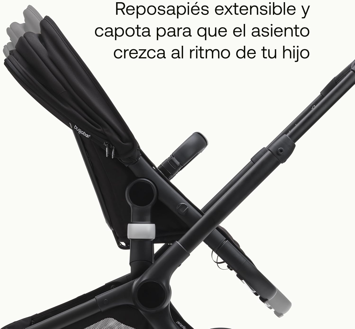Bugaboo Fox 5 Carrito Todoterreno, Cochecito de Bebé 2 en 1, Suspensión Total, Fácil Plegado, Capazo Espacioso, Asiento Exten