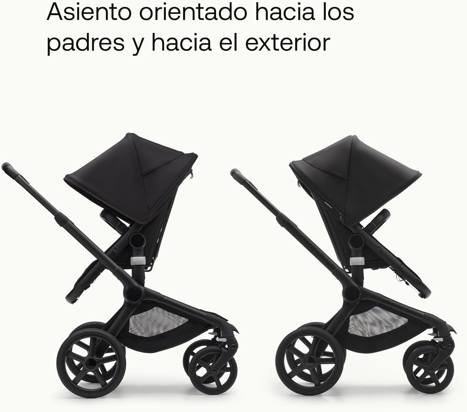 Bugaboo Fox 5 Carrito Todoterreno, Cochecito de Bebé 2 en 1, Suspensión Total, Fácil Plegado, Capazo Espacioso, Asiento Exten