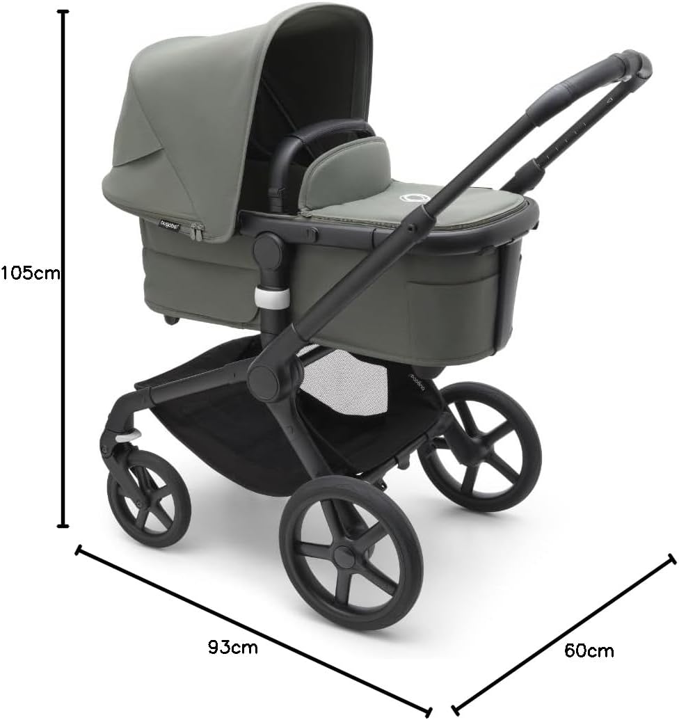 Detalle de Bugaboo Fox 5 Carrito Todoterreno, Cochecito de Bebé 2 en 1, Suspensión Total, Fácil Plegado, Capazo Espacioso, As