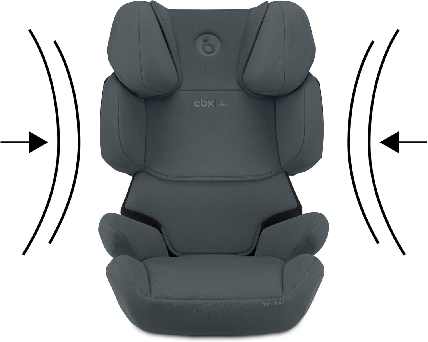 CYBEX Silver Silla de coche infantil Solution X i-Fix, Para coches con y sin ISOFIX, De 3 a 12 años aprox. (100 - 150 cm), De
