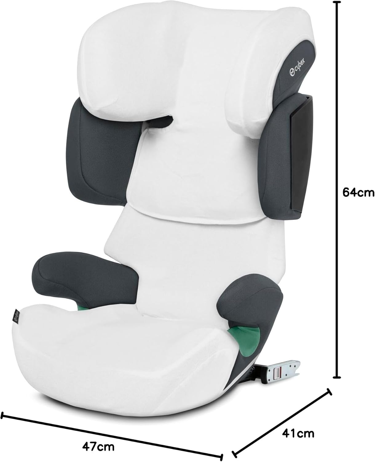 CYBEX Silver Silla de coche infantil Solution X i-Fix, Para coches con y sin ISOFIX, De 3 a 12 años aprox. (100 - 150 cm), De