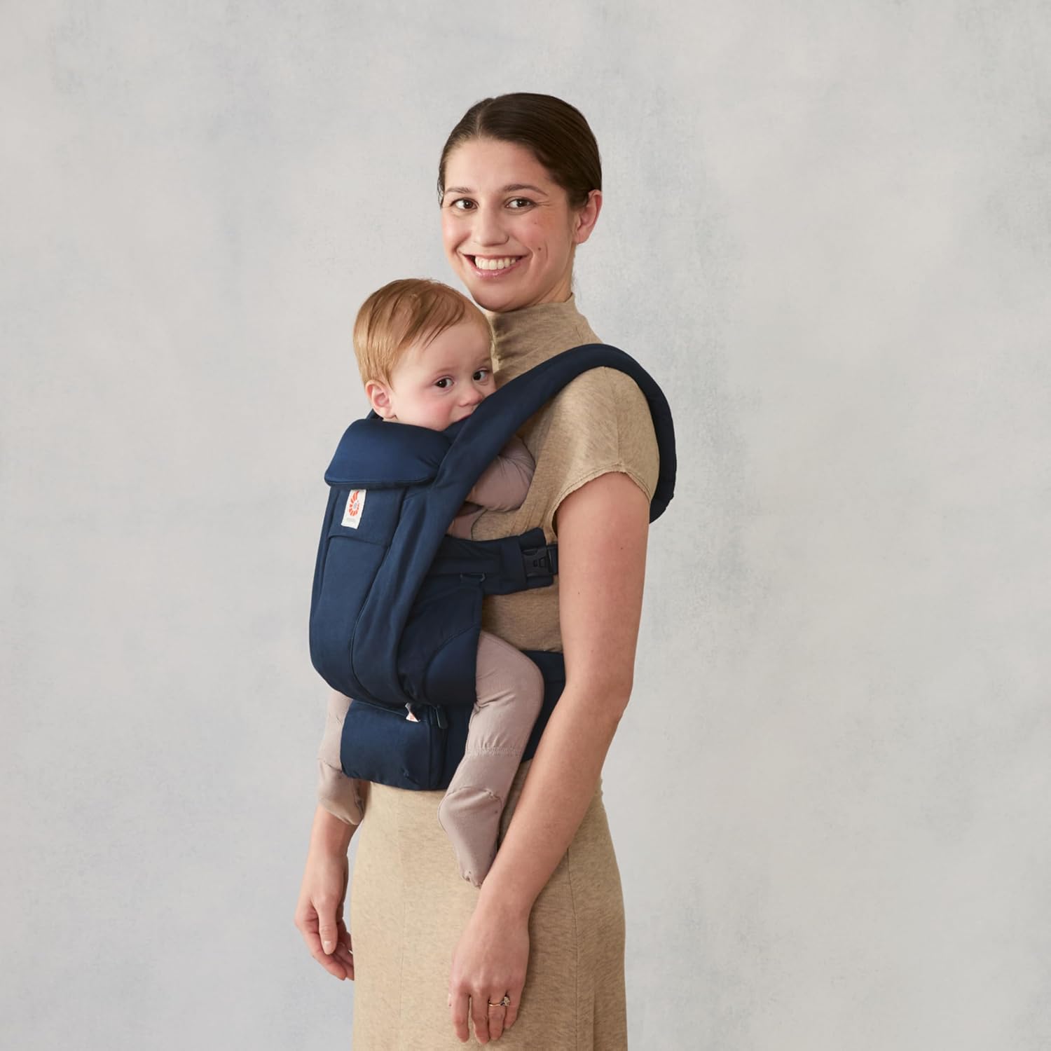 Ergobaby Omni Deluxe - Portabebés todo en uno para recién nacidos desde el nacimiento hasta 20 kg, ergonómico, 4 posiciones,