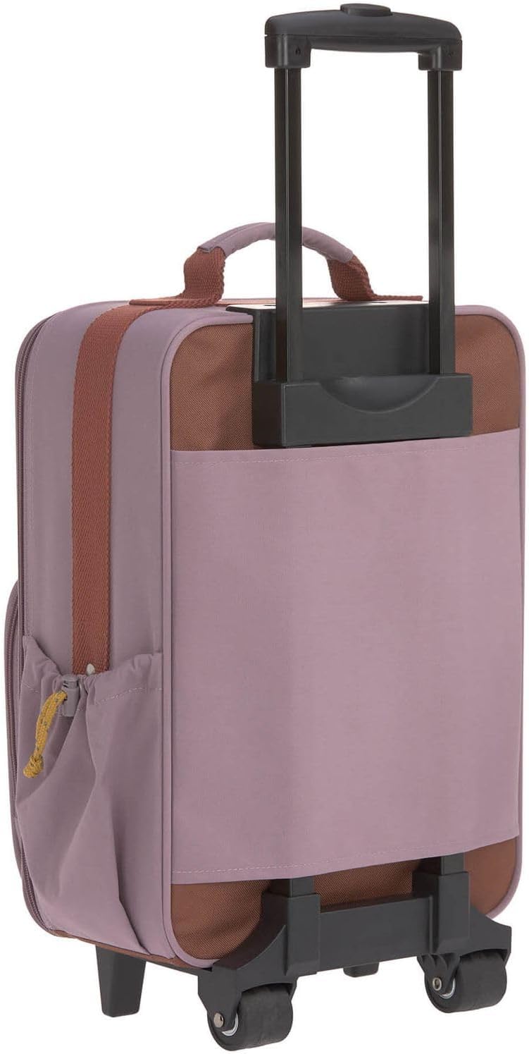 LÄSSIG Adventure Carro para niños con correas de embalaje y ruedas, 46 cm, 18 L, Dragonfly púrpura - imagen 5