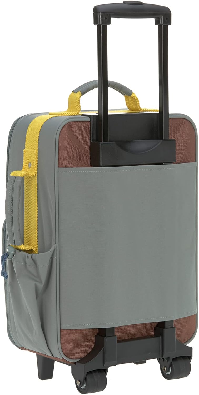 LÄSSIG Adventure Maleta de viaje para niños con correas y ruedas a partir de 3 años, 46 cm, 18 L, Bus verde - característica