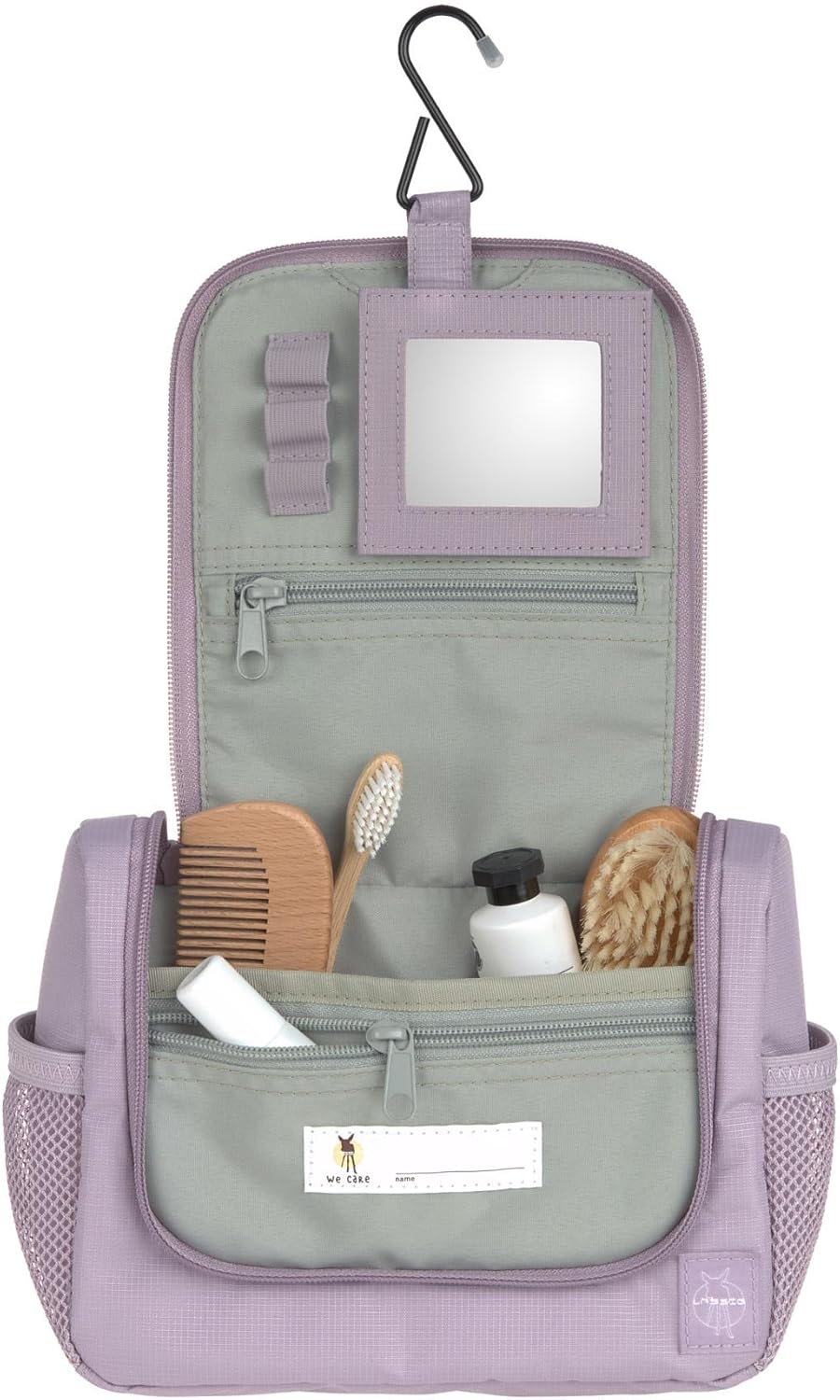 LÄSSIG Bolsa de Aseo para bebés Bolsa de Aseo Colgante, 20 cm/Mini Washbag - detalle del producto