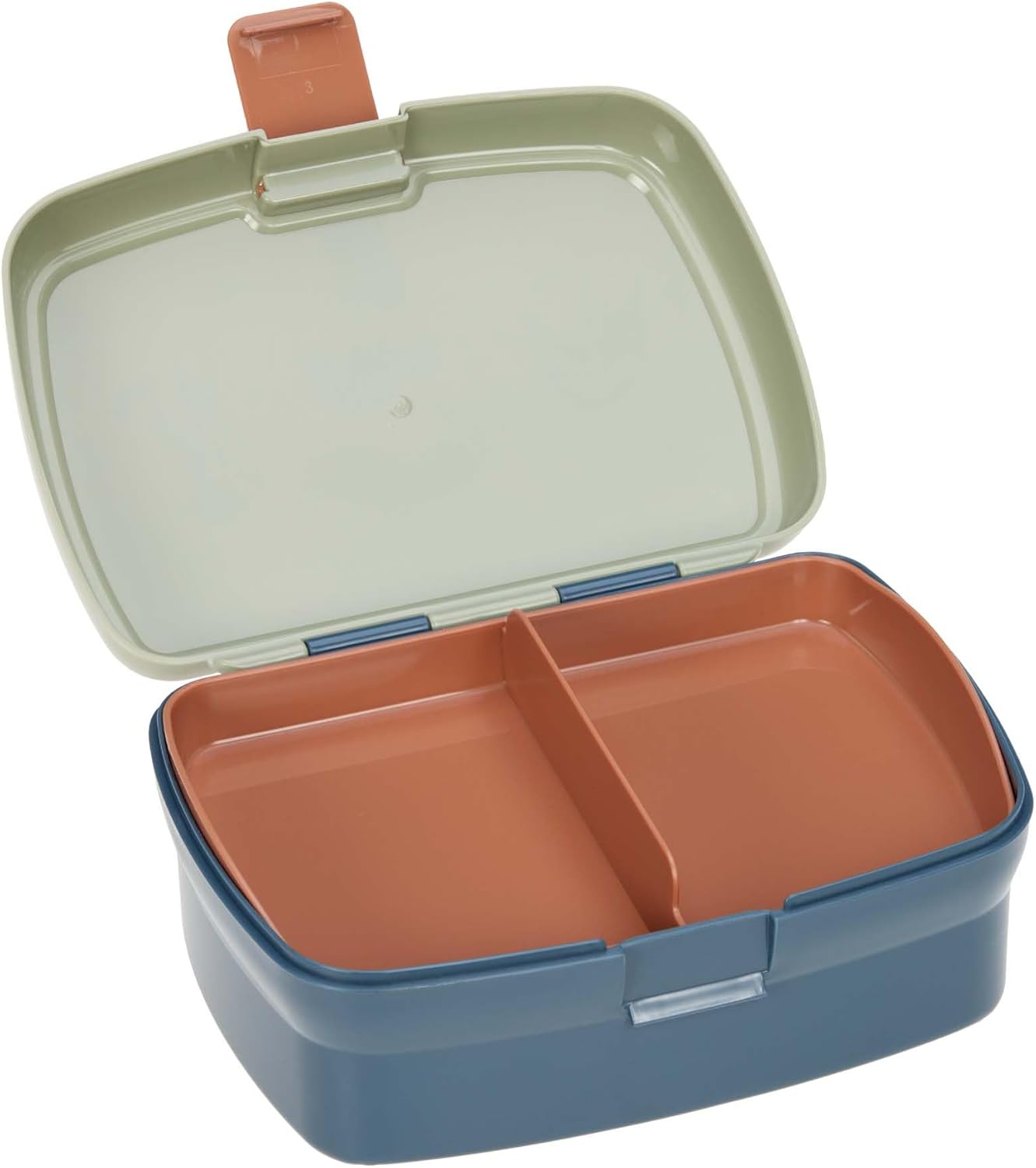 Lässig Fiambrera para niños con separador extraíble, sin BPA/Happy Prints - vista 3