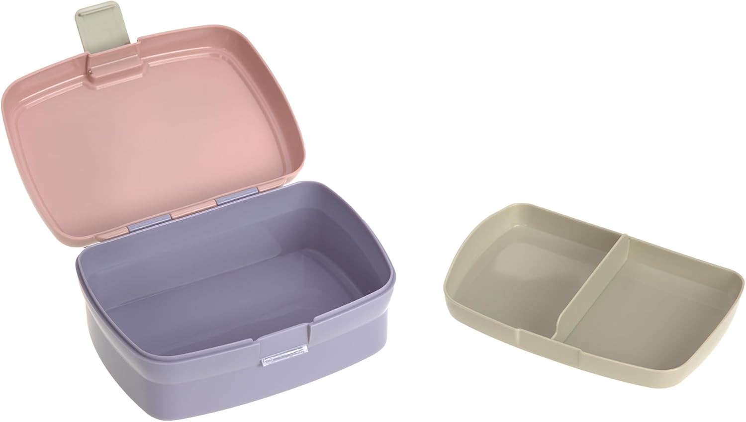 Lässig Fiambrera para niños con separador extraíble, sin BPA/Rainbow - característica 4