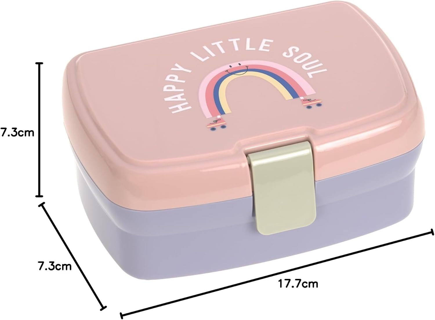 Lässig Fiambrera para niños con separador extraíble, sin BPA/Rainbow - característica 5