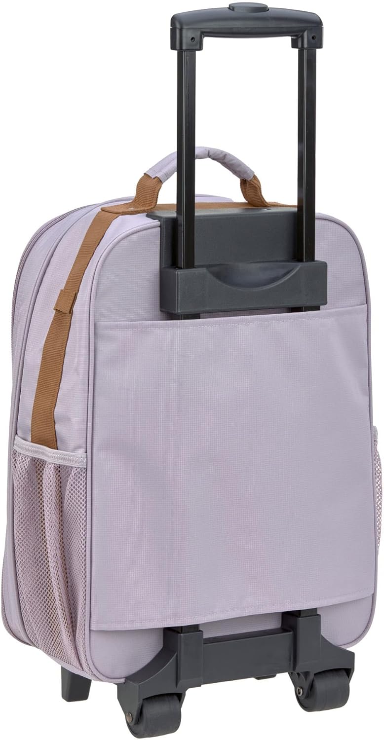 Lässig Maleta Infantil Trolley Maleta de Viaje con asa telescópica y Ruedas para niños Equipaje de Mano/Trolley Lilac - carac