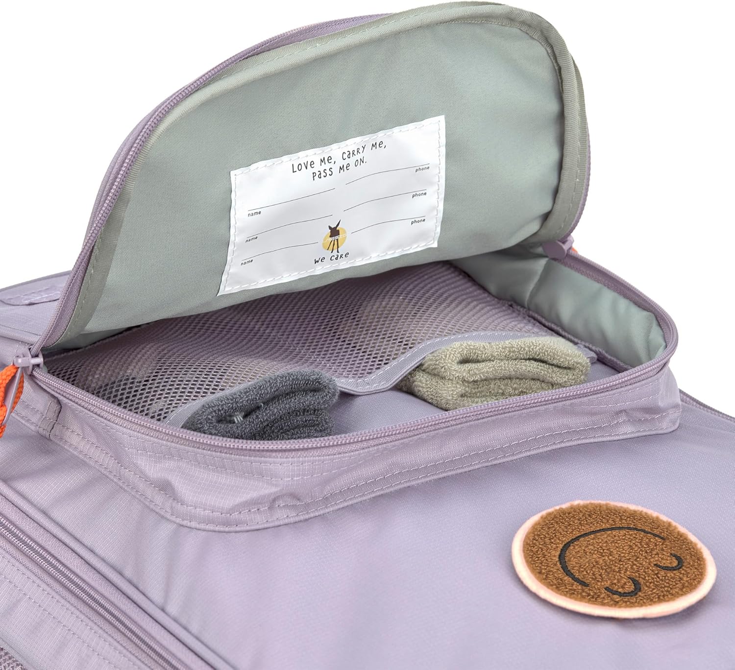Lässig Maleta Infantil Trolley Maleta de Viaje con asa telescópica y Ruedas para niños Equipaje de Mano/Trolley Lilac - image