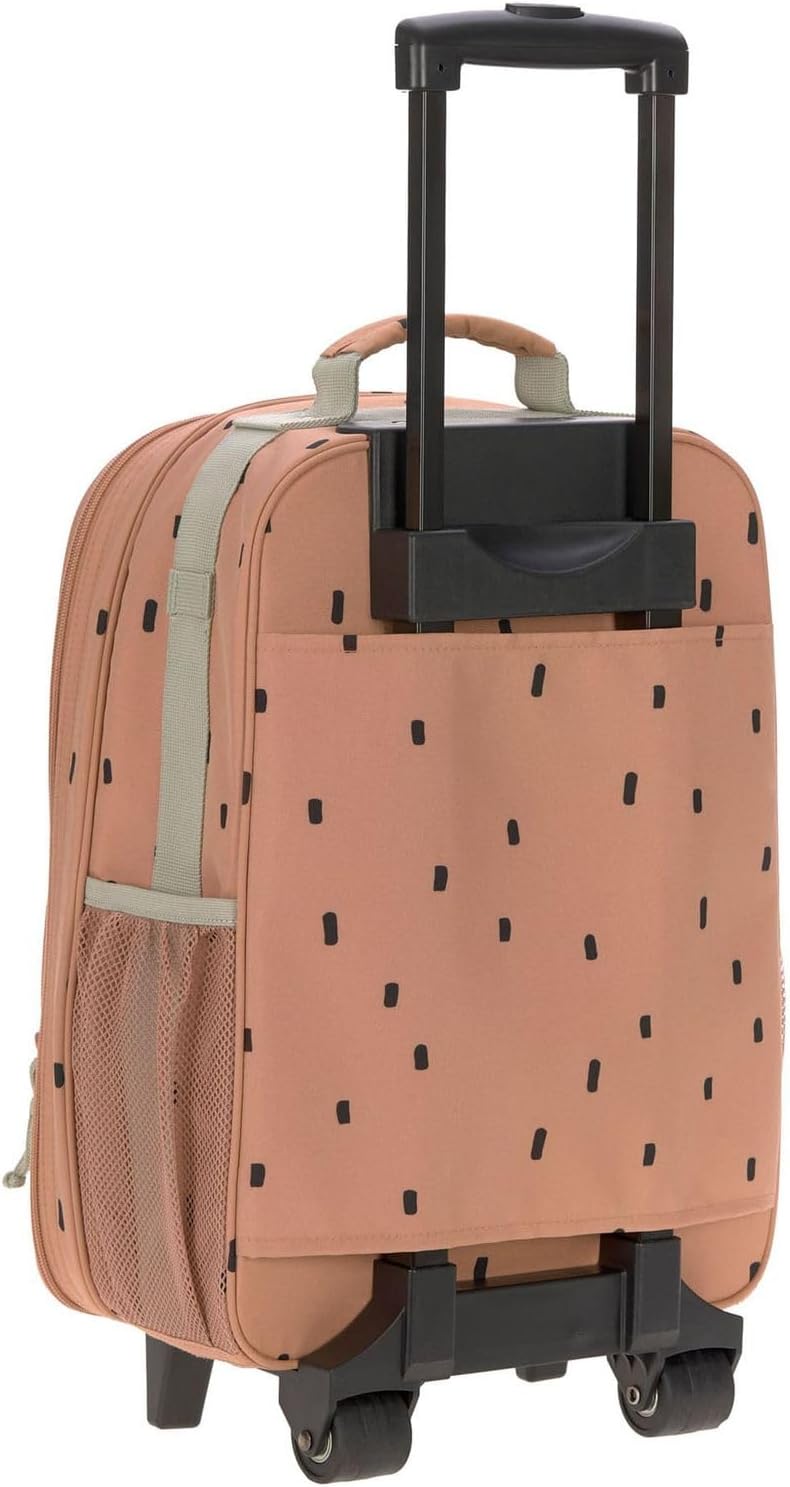 Lässig Maleta Trolley Infantil Maleta de Viaje con Barra telescópica y Ruedas para niños Equipaje de Mano/Trolley Happy Print