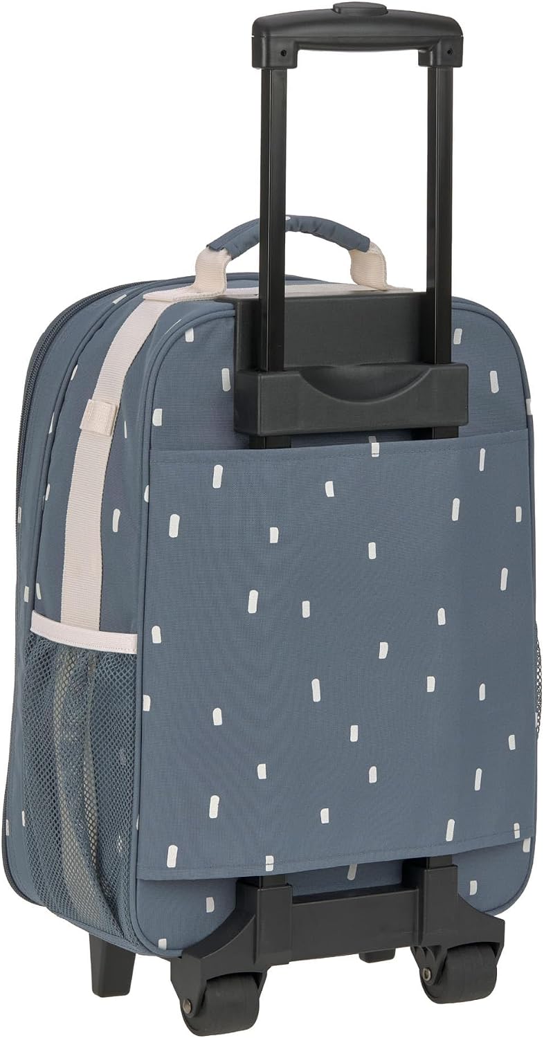 Lässig Maleta Trolley Infantil Maleta de Viaje con Barra Telescópica y Ruedas para Niños Maleta de Mano/Trolley Happy Prints