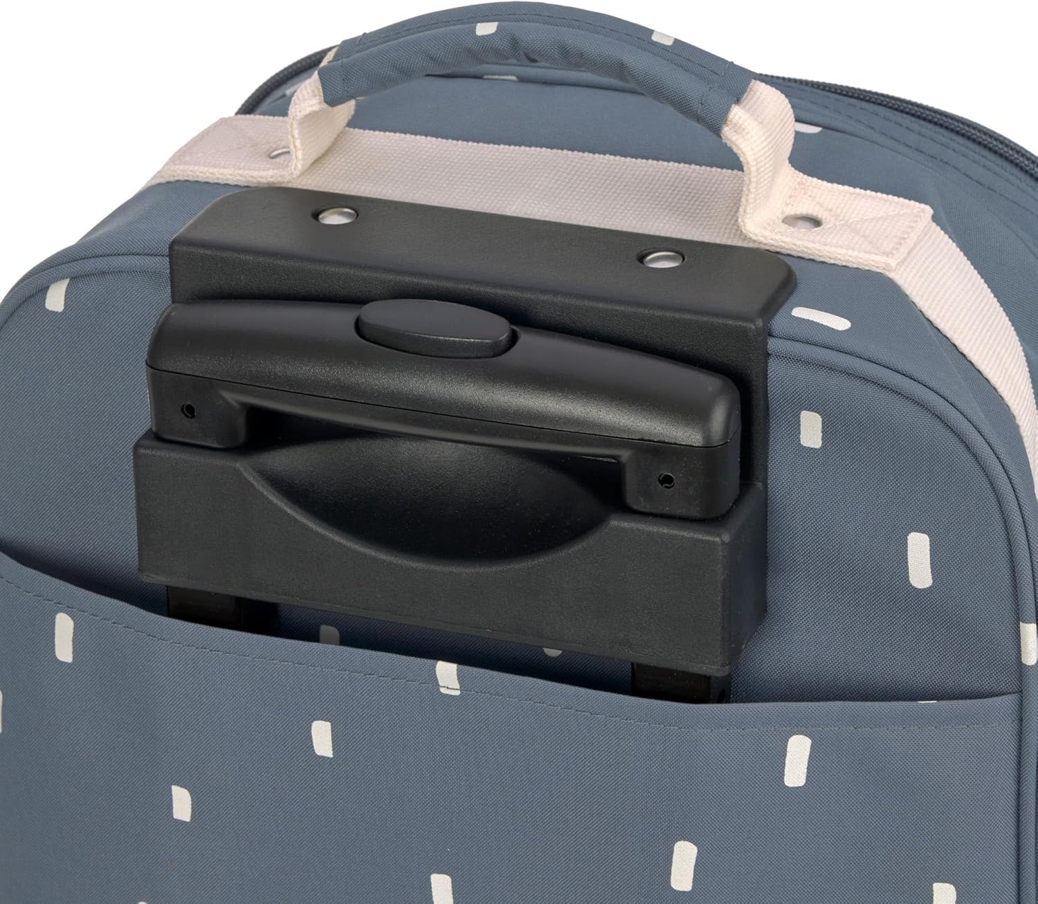 Lässig Maleta Trolley Infantil Maleta de Viaje con Barra Telescópica y Ruedas para Niños Maleta de Mano/Trolley Happy Prints