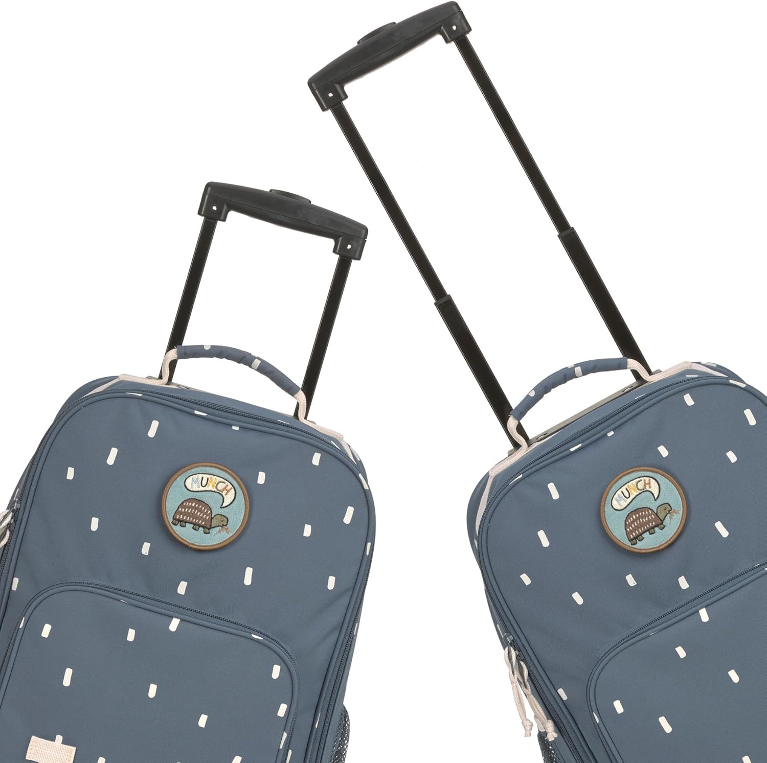 Lässig Maleta Trolley Infantil Maleta de Viaje con Barra Telescópica y Ruedas para Niños Maleta de Mano/Trolley Happy Prints