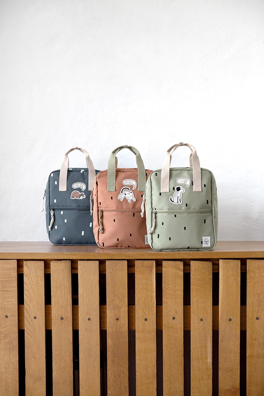 LÄSSIG Mochila Infantil con Correa para el Pecho Mochila para guardería 28 cm, 5,5 litros, 3 años/Mini Square Backpack - imag
