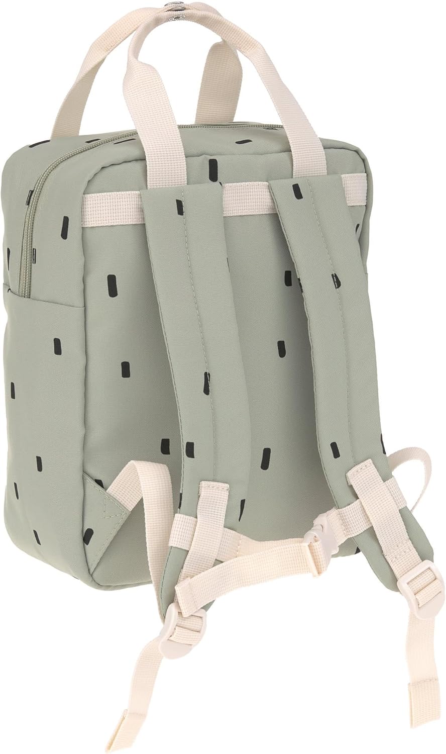 LÄSSIG Mochila Infantil con Correa para el Pecho Mochila para guardería 28 cm, 5,5 litros, 3 años/Mini Square Backpack - vist