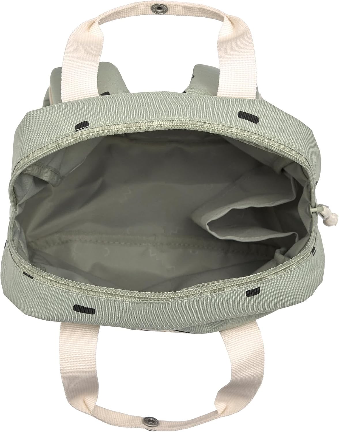 LÄSSIG Mochila Infantil con Correa para el Pecho Mochila para guardería 28 cm, 5,5 litros, 3 años/Mini Square Backpack - deta