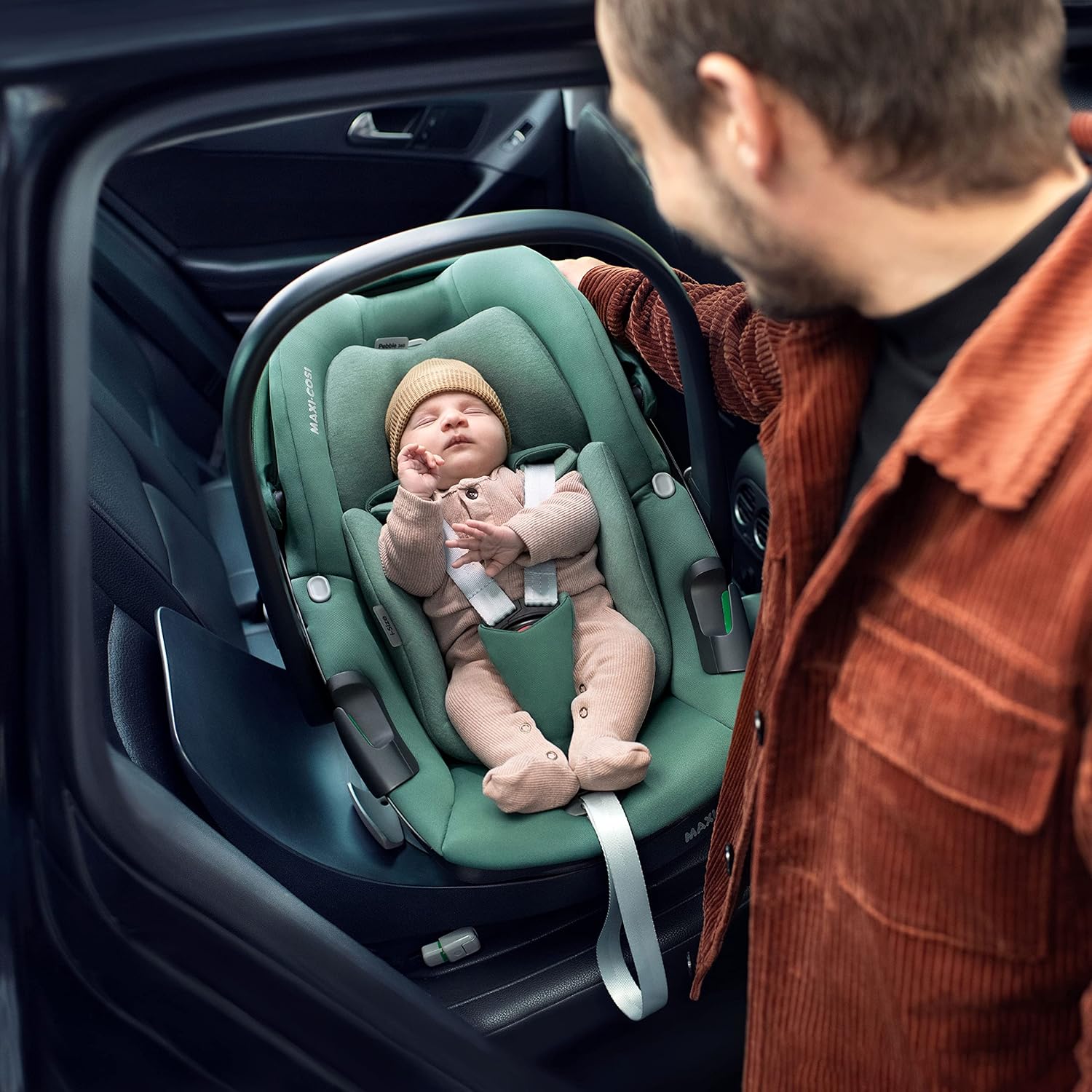 Maxi-Cosi FamilyFix 360 i-Size, Base ISOFIX Giratoria 360, Sistema de Silla Coche Giratorio, de 0 a 4 años (40-105 cm), giro