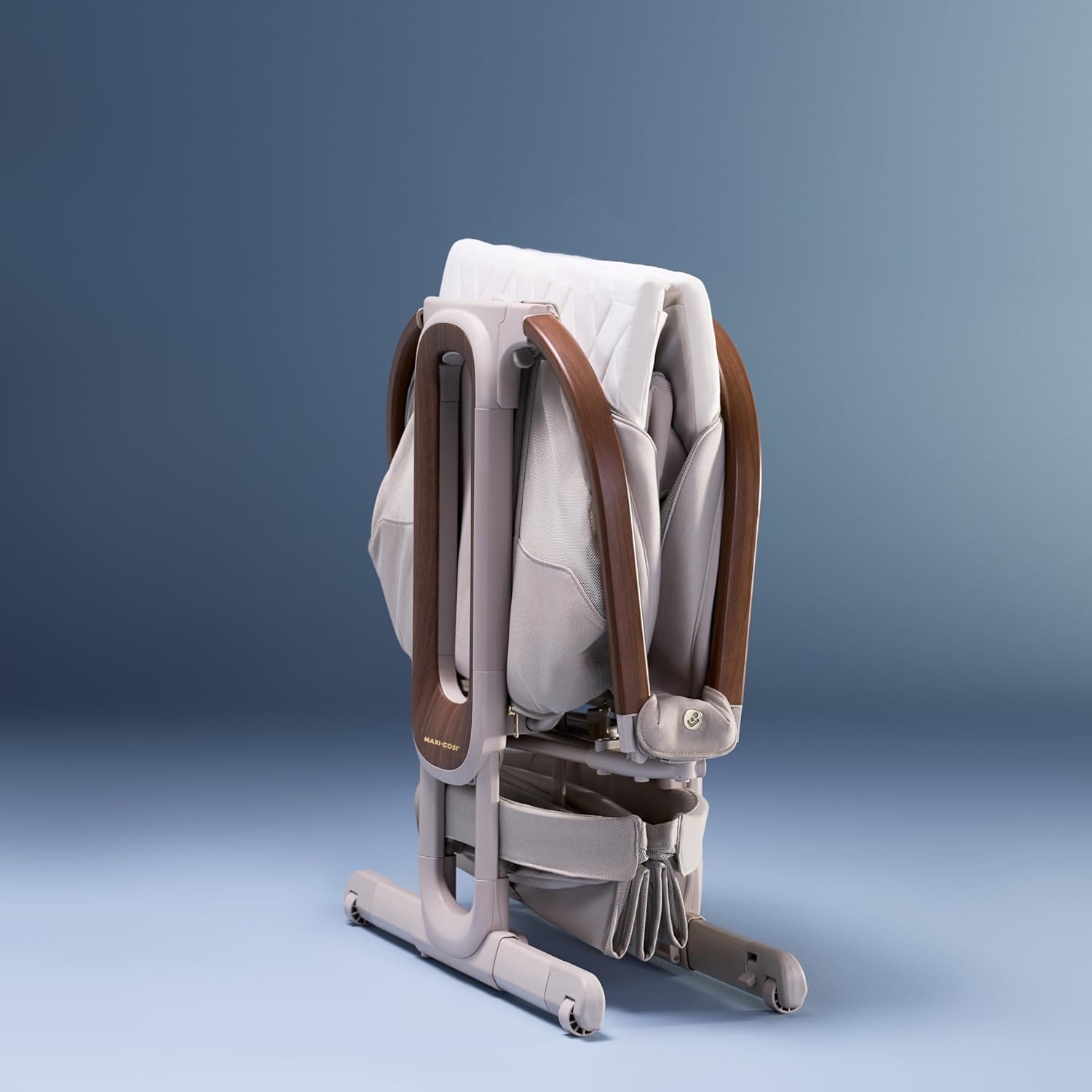 Maxi-Cosi Iora Select Cuna Colecho, 0–6 Meses (9 kg), Cuna Colecho Mecedora Plegable en 1 Paso, Colchón CloudCore 3 cm, 5 Niv