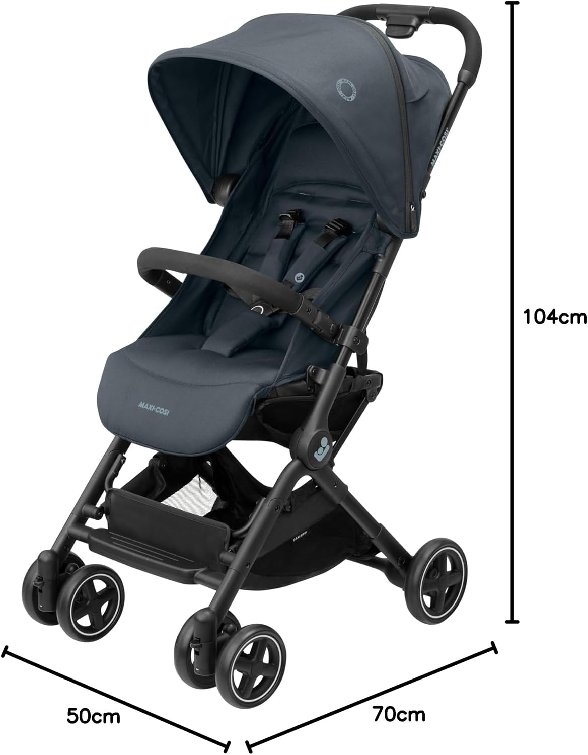 Maxi-Cosi Lara2, Silla de Paseo Ligera, 0-4 Años, 0-22 kg, Compacta, 3 Reclinaciones, Reclinación Total, Plegado Automático,