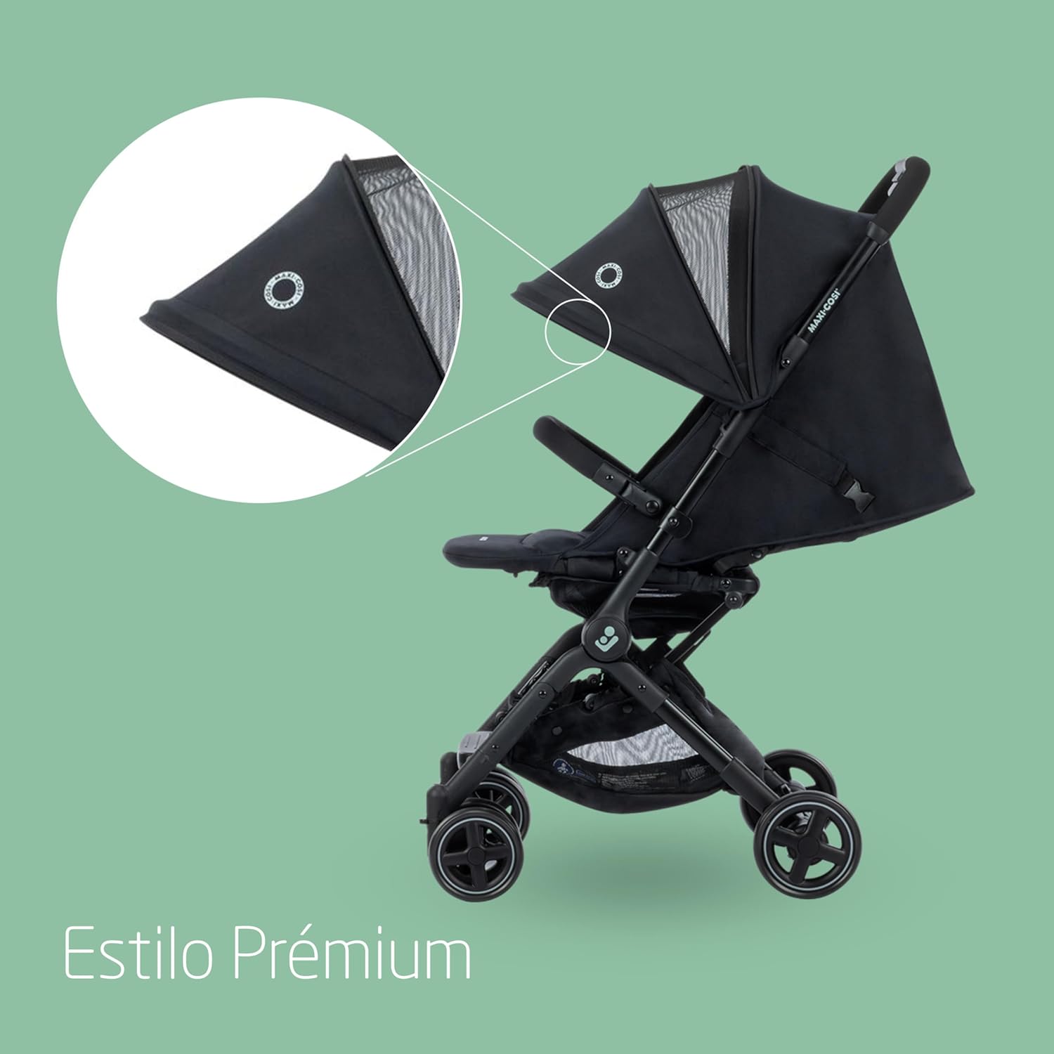 Maxi-Cosi Lara2, Silla de Paseo Ligera, 0-4 años, 0-22 kg, Silla Paseo Bebe Compacta, 3 Reclinaciones, Reclinación Total, Ple